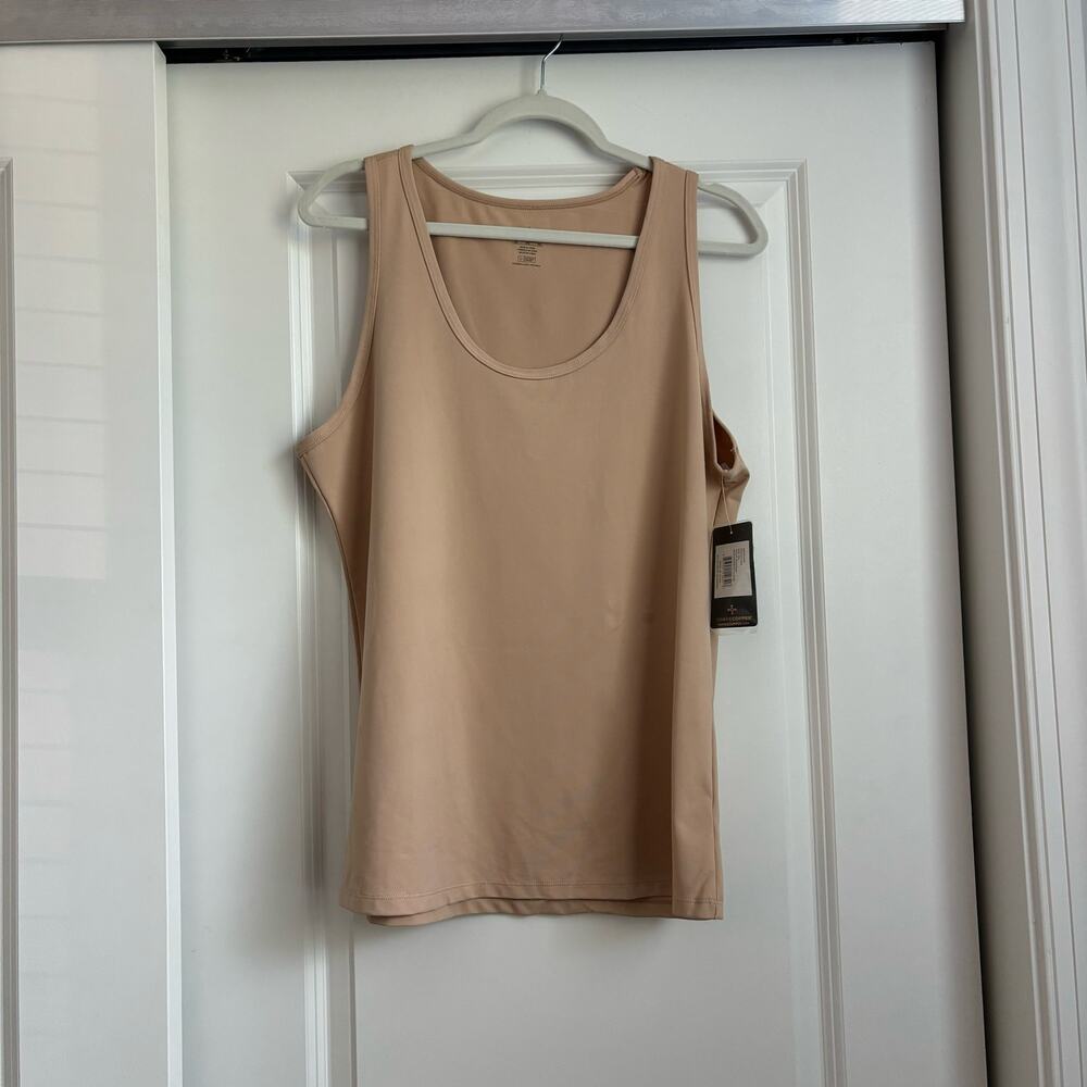 NWT‎ Tommie Copper Core Compression Tank Tan Sz 3XL Shapewear